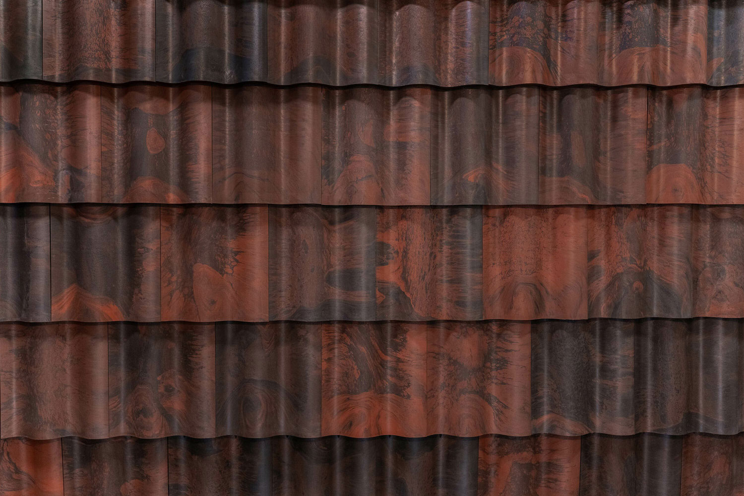 Brava Spanish Barrel Tile New Aged Terra Cotta Swatch